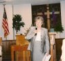 Mom preaching at Goodsprings Full Gospel Church