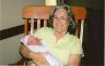 Mom holding baby Noah 2005